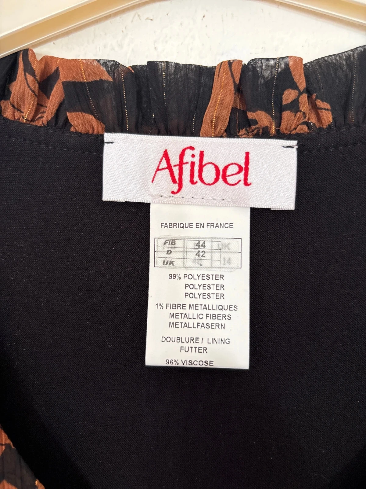 Blusa marrom nova Afibel tamanho 44 – photo 4